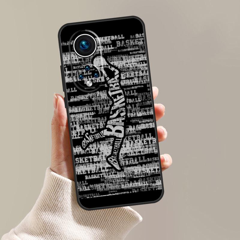 Basketball Heart Beat Case Cover For Honor X8a X9a X7a X6a X7 X8 X9 50 70 90 Lite Honor 8X 9X Magic 5 Lite Pro