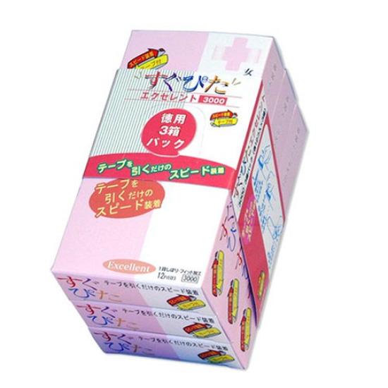 Condoms Sugupita Excellent 3000 12 pieces x 3 boxes 36 (total pieces)