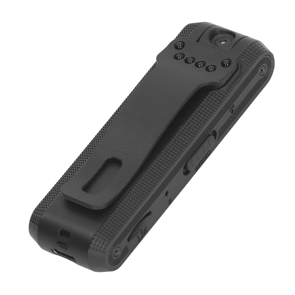 HD Camera 180 Degrees  Rotatable Anti Shaking Back Clip Auto Save Record Camera Meeting Recorder for Office