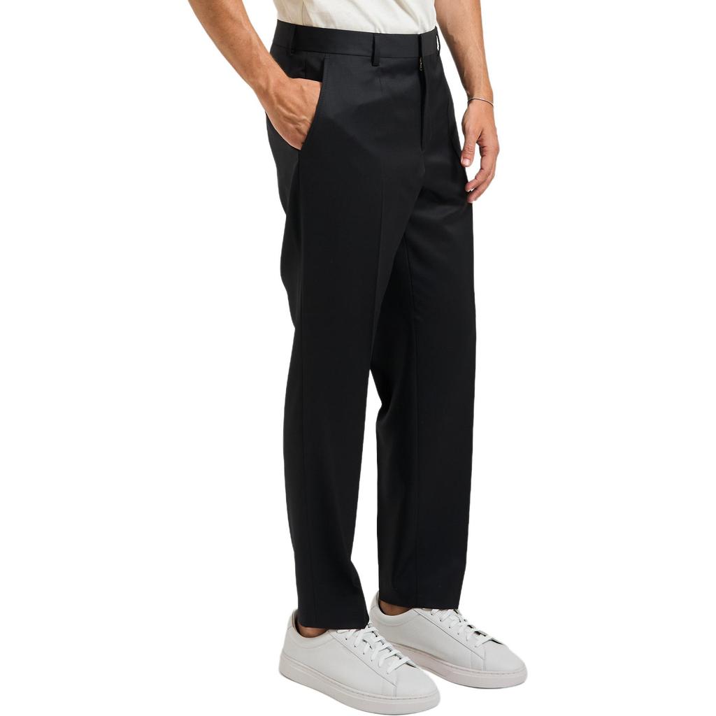 Hugo Boss Casual Pants Men's Black Moderate Tapered Pants 50545890-001