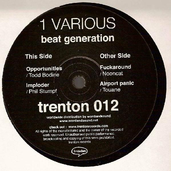 12inch Record VARIOUS - Beat Generation trenton012 Trenton Records 2006 Germany Dance & Electronica Used
