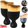 2 Pcs Car Vent Cleaning Soft Brush With Casing Car Interior Cleaning Tool Artificial Car Brush Crevice Dusting Detailing