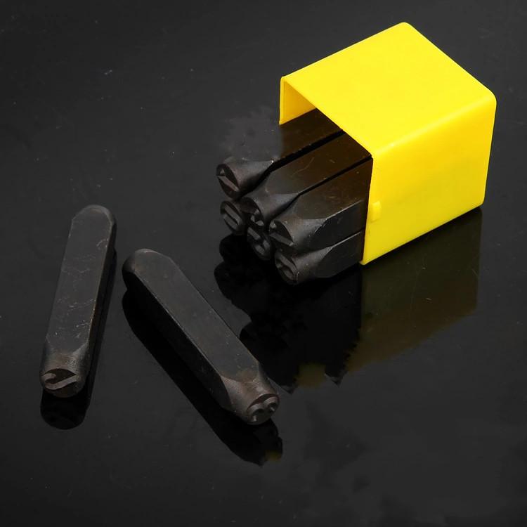 3mm-12.5mm Steel Digital Letter and Number Stamping Punch Set