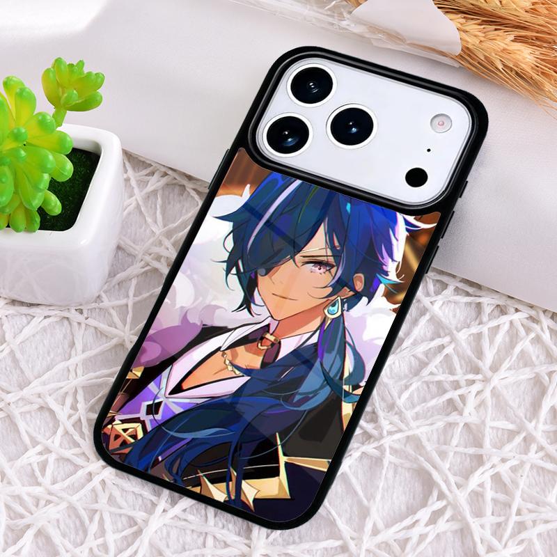 Genshin Impact Kaeya Phone Case for iPhone 17 Air 16 15 11 12 14 13 Pro Max Shockproof Cover
