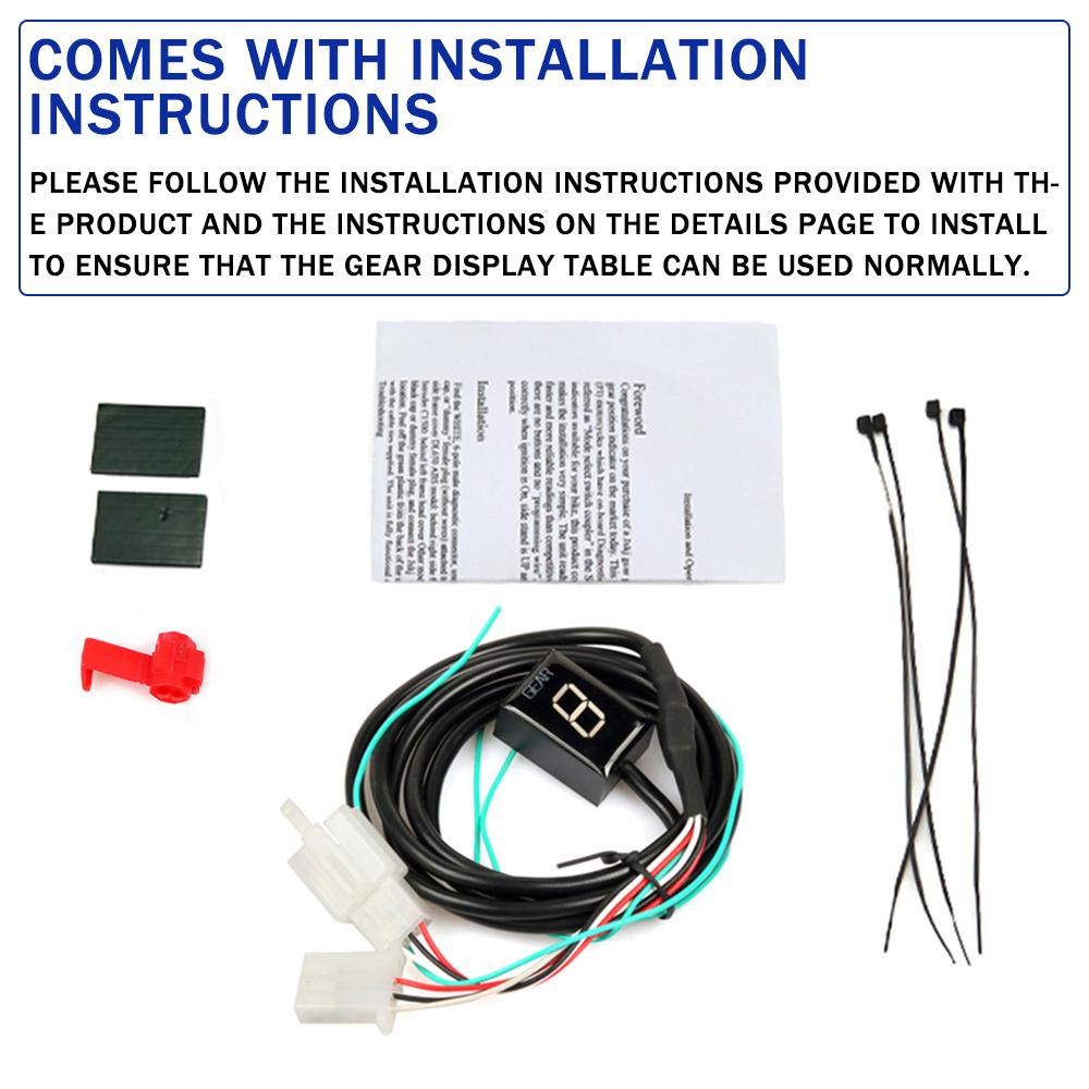 Gear Indicator For Honda Hornet CBR600 F F3 F4 F4i RR CB600F CBF 600 VFR800 Fi 900RR 919RR 929RR 954RR SHADOW 750 Gear Display