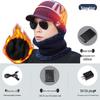 OEING Men's USB Heated Winter Earmuff Beanie