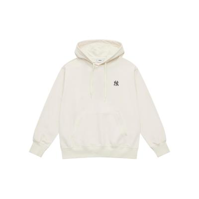 MLB New York Yankees Basic Kollektion SS25 Sweatshirt Unisex Elfenbein 3AHDB0151-50CRS