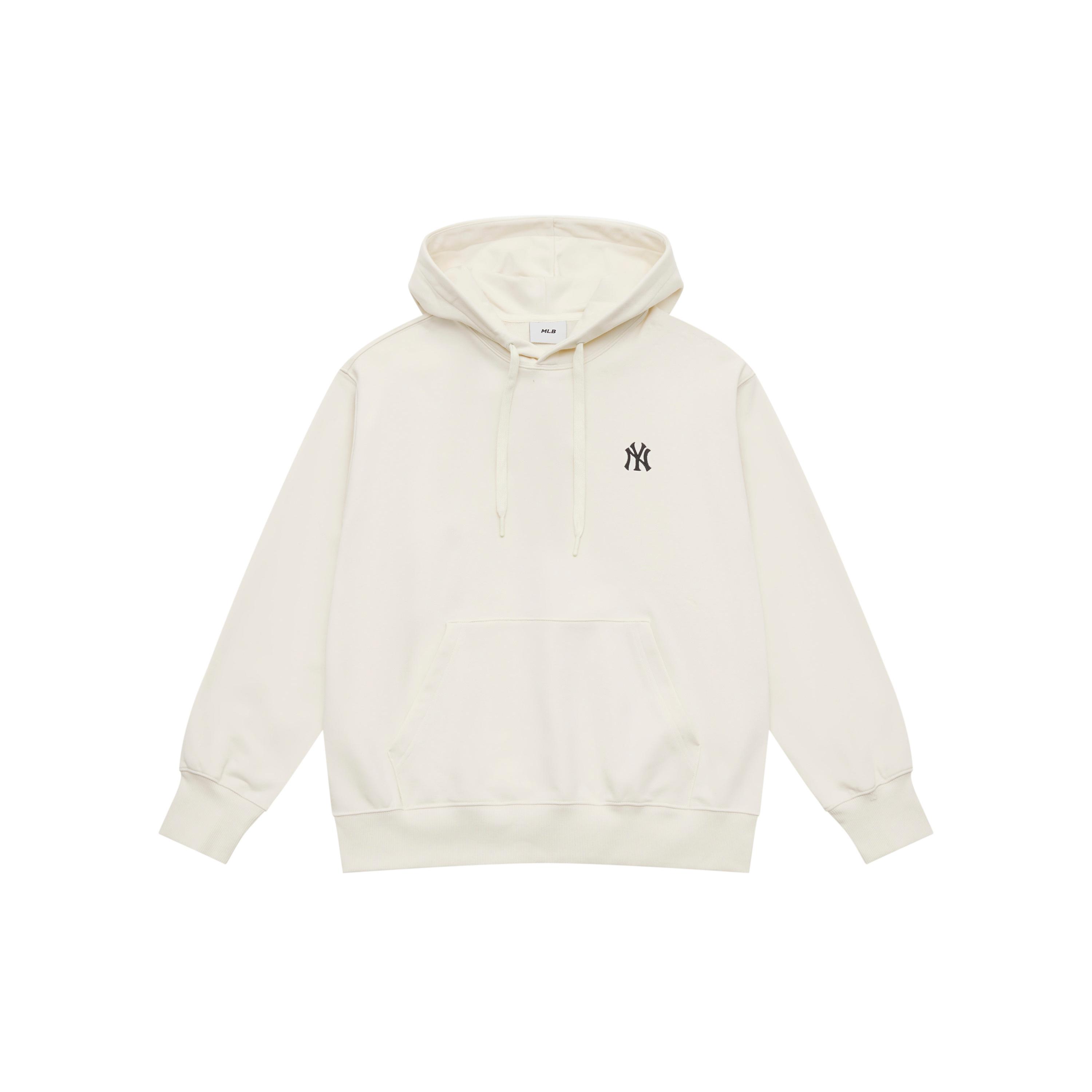 MLB New York Yankees Basic Collection SS25 Sweatshirt Unisex Ivory 3AHDB0151-50CRS XS