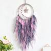 Good-Feather Dream Catcher Dream Catcher For Bedroom, For Wall Hanging Craft Gifts Pink