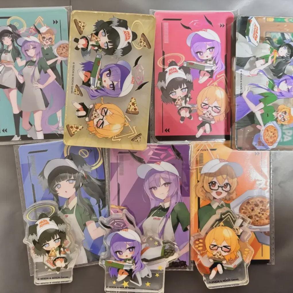 

(1-й 3 типа+2 комплекта) Товары Blue Archive Papa Jones продаются партиями