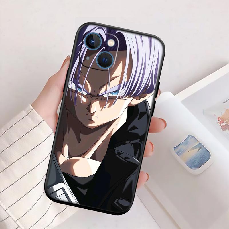 Dragon Ball Trunks New High-End Shell Phone Case for iPhone 16 15 14 13 12 Pro Max Plus Mini