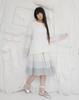 Phased Blooming Garden Patchwork Skirt_White