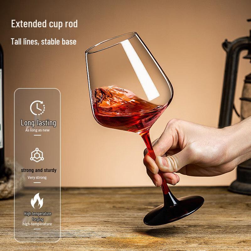 ZISIZ Light Luxury Handmade Red Wine Glass Set