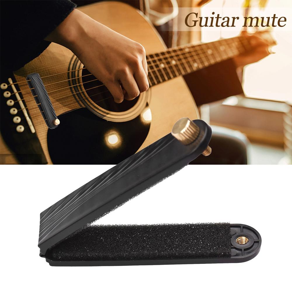 Classical & Acoustic Guitar Practice Mute - String Dampener Pad for Silent Practice, Anti-Noise Guitar Accessory