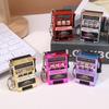 Retro Mini Slot Machine Keychain Game Winning Best Friend Gift Toy Key Holder Coin Games Console Creative Casino Model