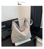 2026 Women's Niche Rivet Shoulder Tote - Large Capacity European & American Style Underarm Bag