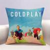 CColdplay Band  Doublesided print Pillow Case for Sofa Living Room Home office Decor Protective Cover
