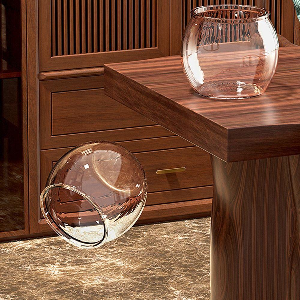 Plastic Desktop Fish Tank Ultra Clear Desktop Small Aquarium Round Fish Bowl  Desktop Decoration
