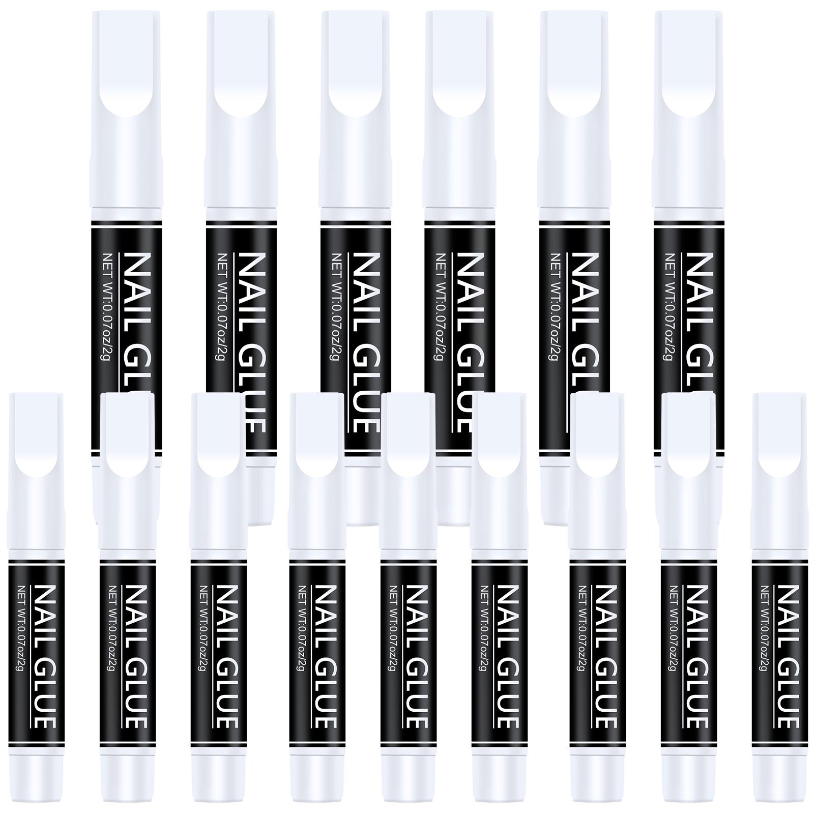 

15 шт., 2 г клей для ногтей, сильный клей, клей со стразами, набор инструментов для маникюра, сделай сам