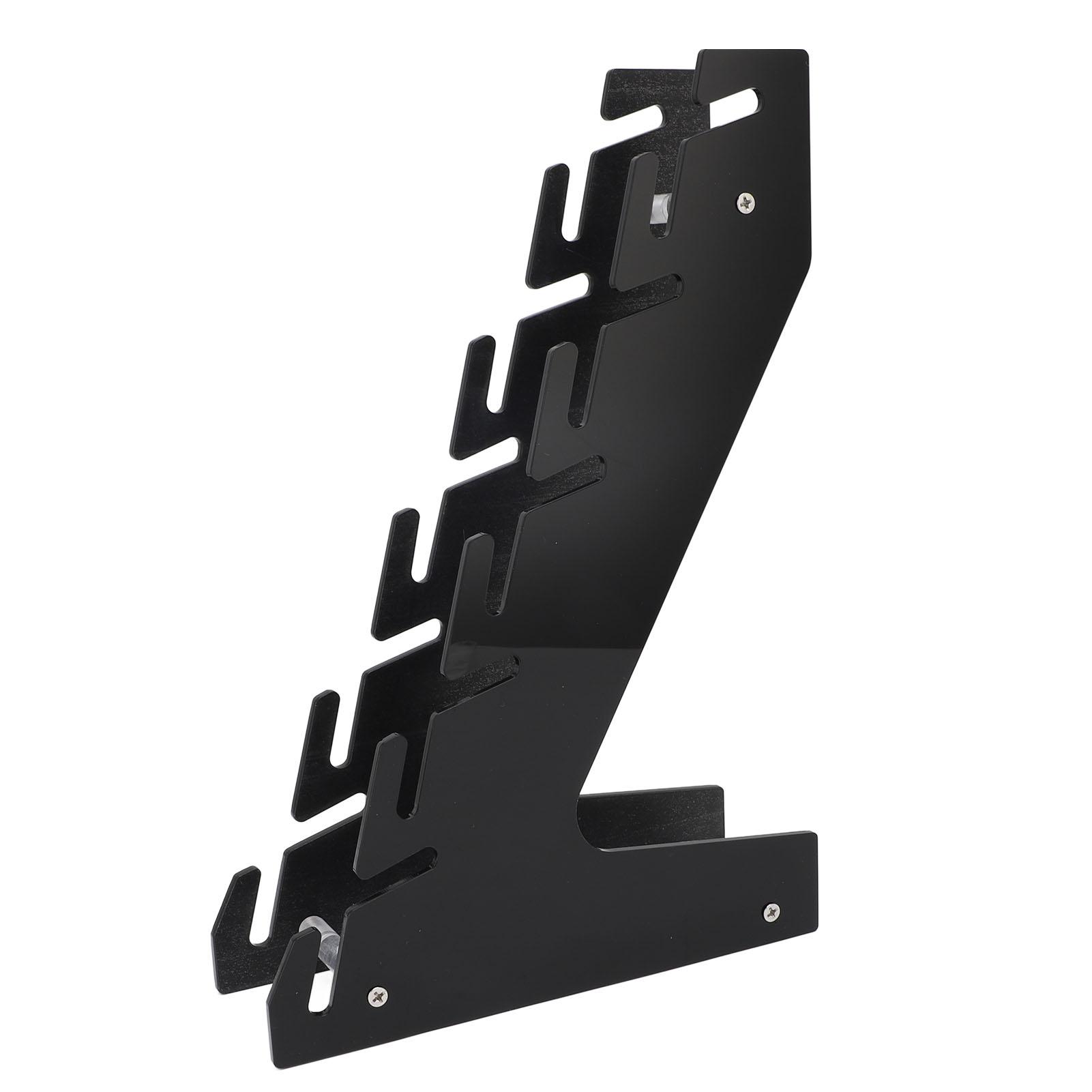 

Акриловая подставка для шляп, органайзер для шляп, вмещает до 10 шляп, настенный держатель для шляп, органайзер для хранения чёрный