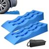 2Pcs RV Leveling Ramps Anti-Skid Car Tire Wheel Chocks Camper Leveling Blocks Lightweight Curb Ramps Heavy Duty Threshold Ramp