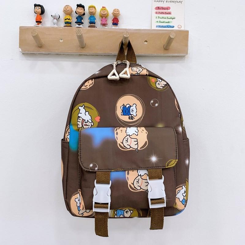 Dog Cute Maltese Cartoon Patterned Children Backpack For Boys And Use Girls