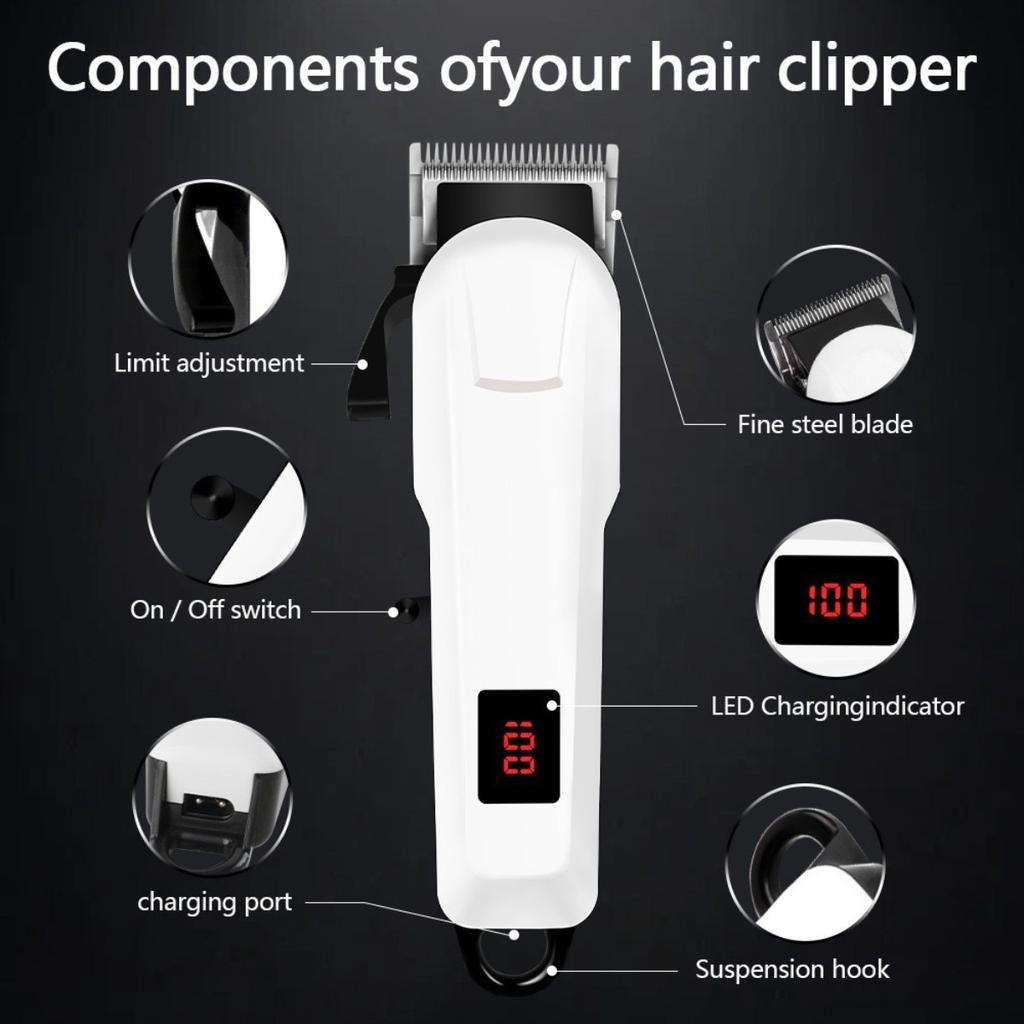 Electric Clipper, Household Use, Hair Clipper, Self-service, Oil Head, Electric Pusher, High-power, Shaving Knife