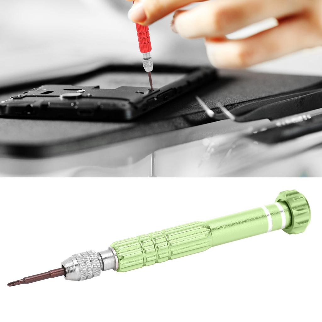 5‑in‑1 Screwdriver Aluminum Alloy Hardware Tools for Watch Jewelry Phone Maintenance