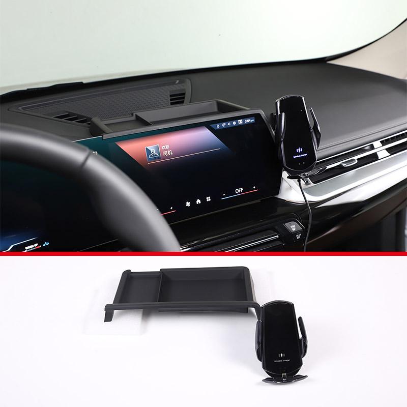 For BMW X1 U11 -2024 Central Control Navigation Phone Holder Storage Box Phone Holder Tray Car Accessories