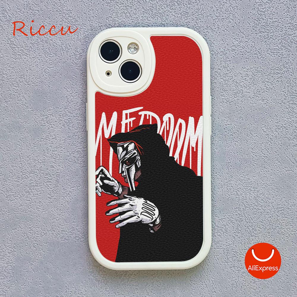 Iphone MF DOOM Rapper Telefon Kılıfı Iphone 14 13 11 12 Pro MAX 13 12MiNi 7 8 plus iphone14 XS XR Kuzu Derisi Koruyucu Kılıflar