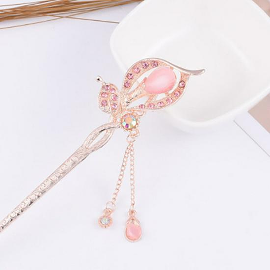 Women's 2026 Spring/Summer Chinese Tassel Alloy Hairpin - Qipao Hair Accessories