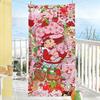 Cartoon Girl Towel Quick Dry Soft Yoga Swimming Fitness Mountain Climbing S-Strawberry Lovely S-Shortcake Large Beach Towels