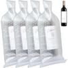 Foribyw Wijnfles Beschermer 4 stuks Herbruikbare Bubbel Folie Beschermhoezen Meerlaagse Wijnfles Tassen 18x48cm voor Vliegtuig Reizen Transport Veiligheid