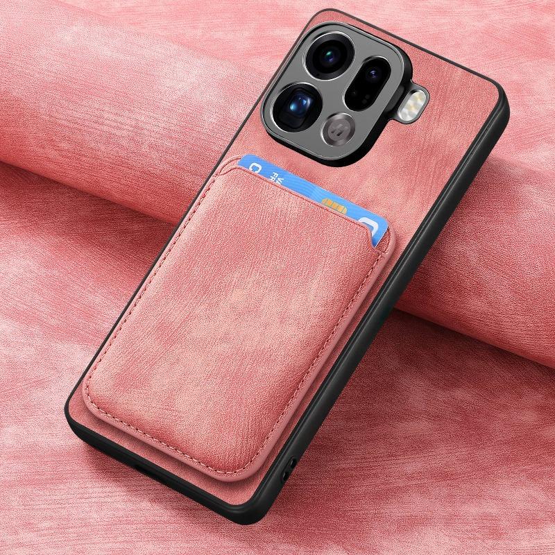 For  Detachable 2 in 1 Leather Case for Find X9 Pro X 9 Magnetic Wallet Card Pocket Cover for OPPO Find X9pro Shell