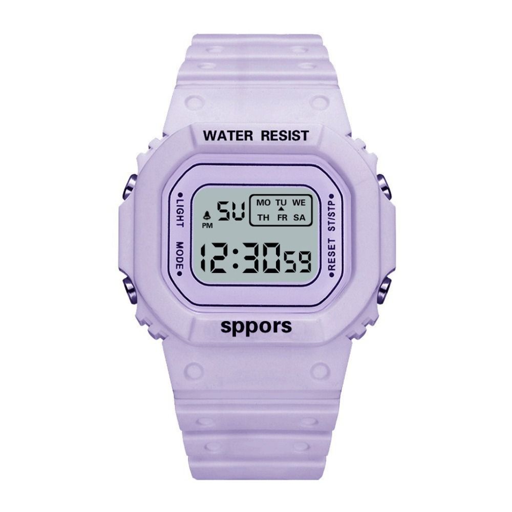 Waterproof Silicone Jelly Watches Fashion Digital Clock New Small Block Electronic Watch