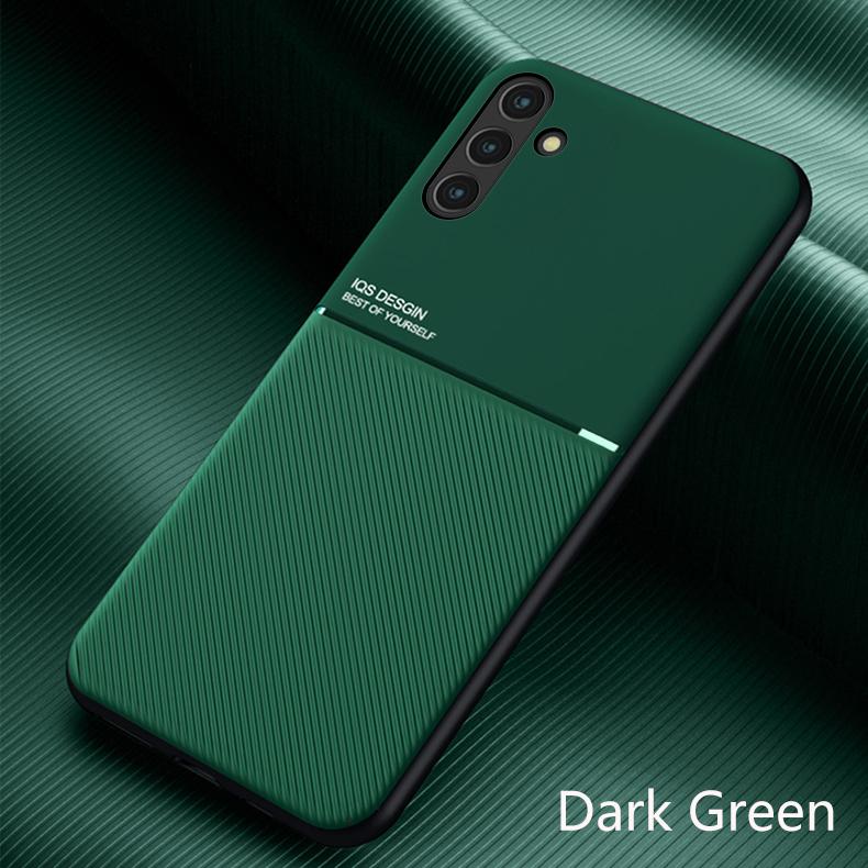 Per Samsung Galaxy A04s SM-A047F Custodia in Pelle Magnetica Supporto per Auto Custodia per Telefono Per Samsung A04S A 04S Cover Posteriore in Silicone Morbido