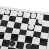 4 in 1 Board Games Set 4 in 1 Board Games Set Clear Pattern Foldable Portable International Checkers Flying Chess for Kids