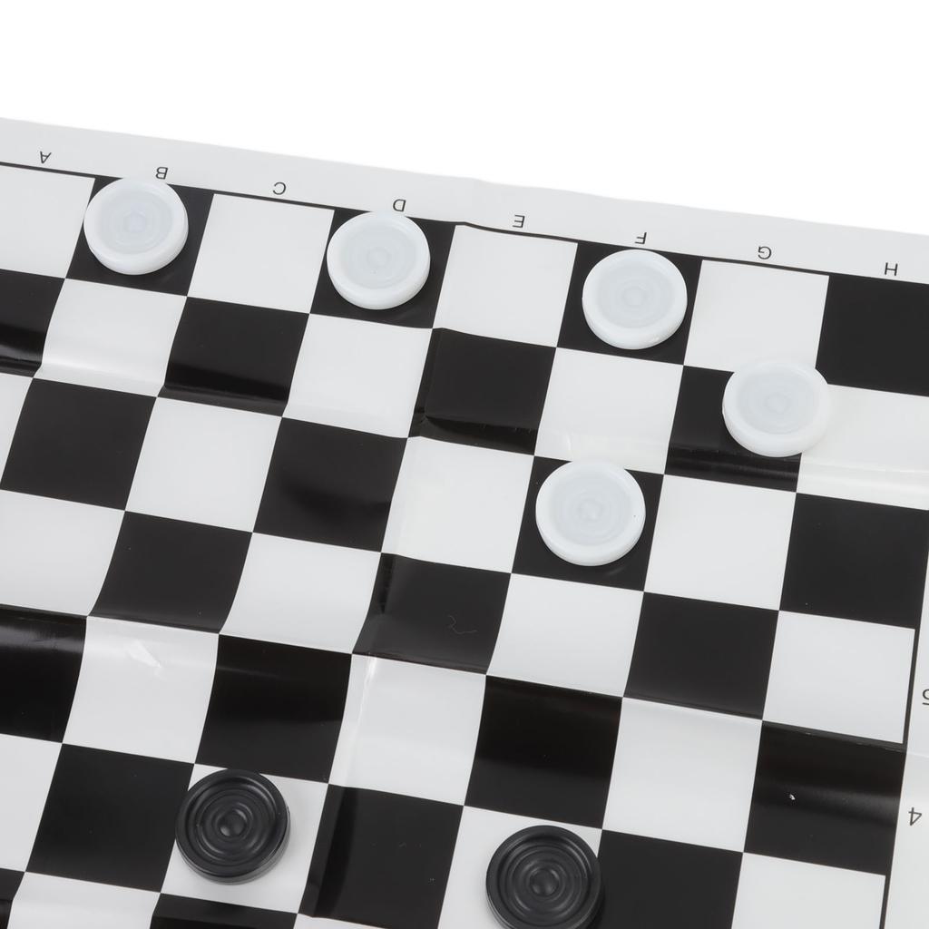 4 in 1 Board Games Set 4 in 1 Board Games Set Clear Pattern Foldable Portable International Checkers Flying Chess for Kids