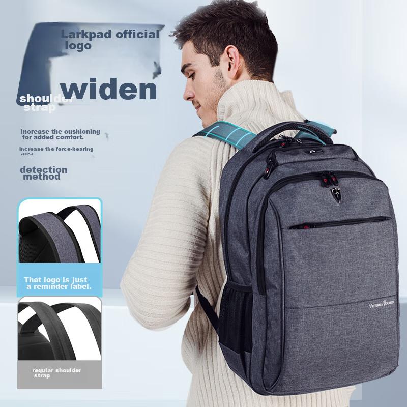 VICTORIATOURIST Laptop Backpack for Men, 17.3-Inch Gaming Notebook Bag, Large Capacity Schoolbag, Travel Business Backpack