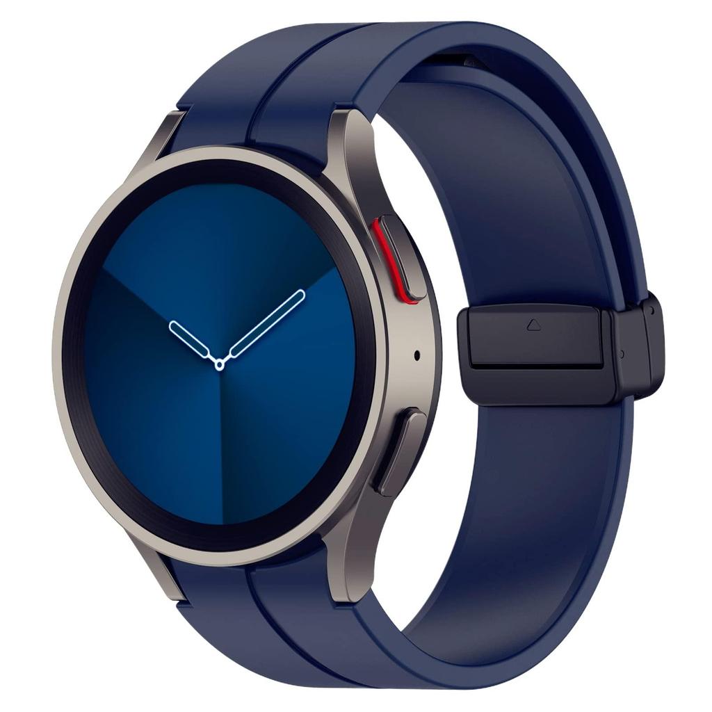 Silicone Strap for Samsung Galaxy Watch 5 Pro 45mm/7 6 5 4 44/40mm No Gaps Wristband for Galaxy Watch 6 Classic 47mm 43mm Strap