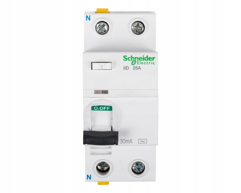 Residual Current Circuit Breaker Iid 2P 25A 30Ma Type Ac