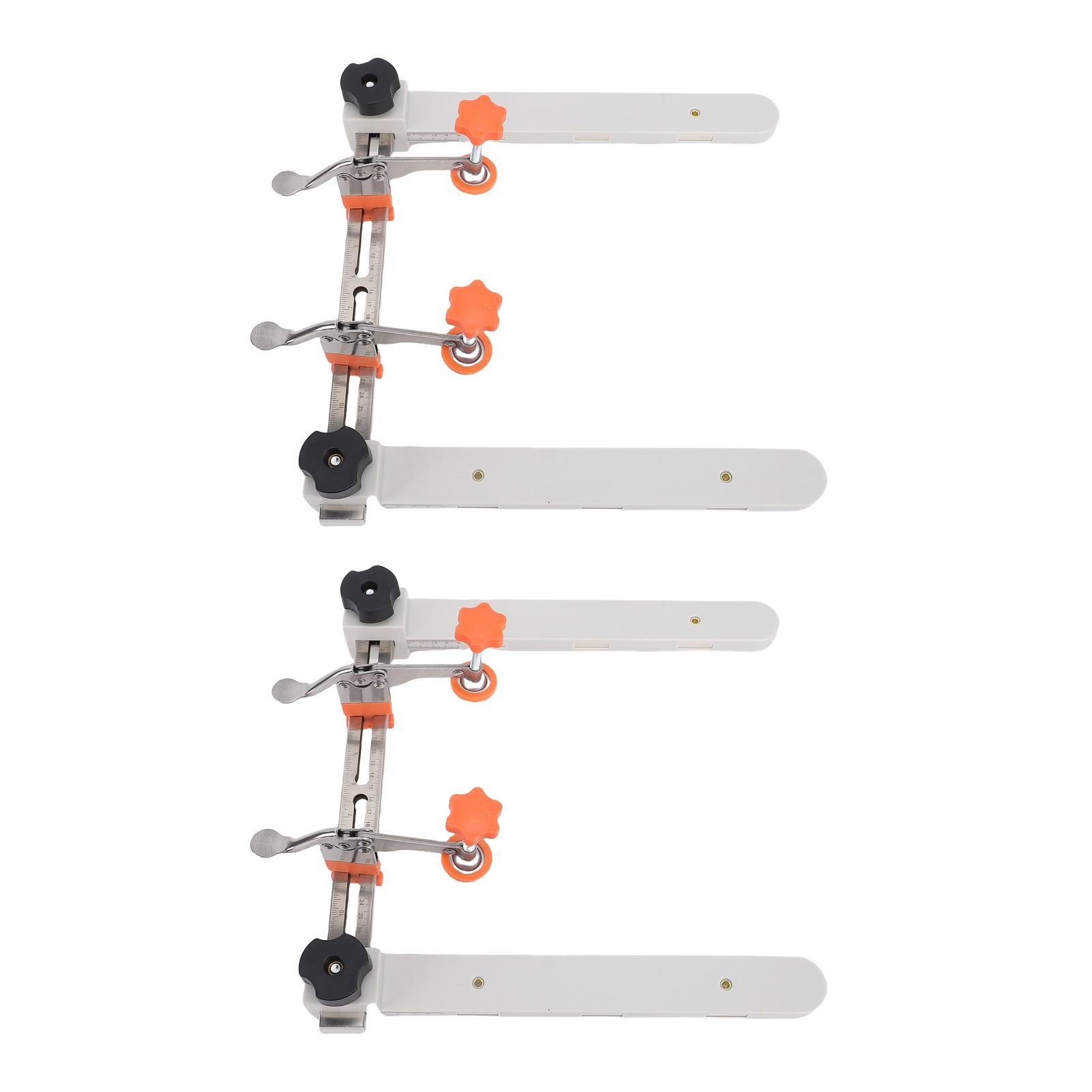 

2 комплекта инструмента для установки направляющих ящика, пластик и нержавеющая сталь, инструмент для монтажа направляющих ящика