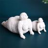 Handmade Resin Yoga Sculpture Elegant Figurine For Living Room Entryway Table Desk Decor For Yoga Lovers Birthday Gift