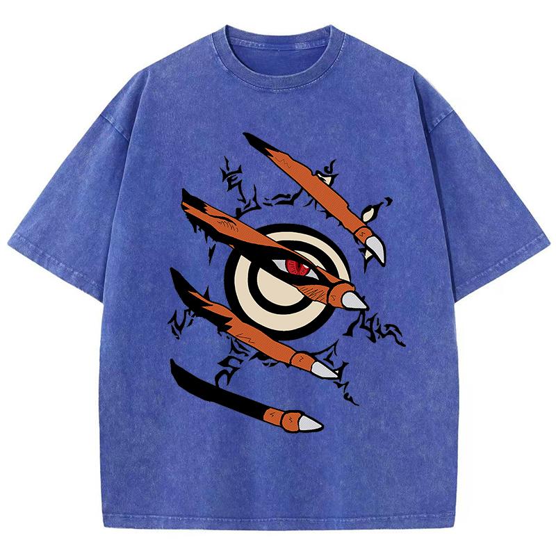 Naruto Girl T Shirt Summer American Retro Cotton Soft T Shirts Breathable Vigor T-Shirt O-Neck Tops