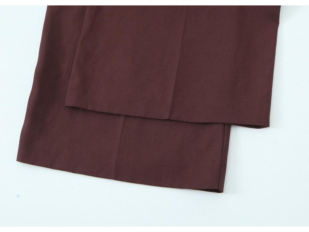 2025 Spring Women's European & American Style Cut-Out Tank Top with Long Pants