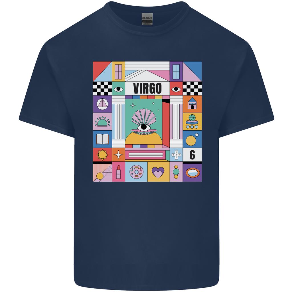 A Vibrant Virgo Star Sign Zodiac Unisexs Light Cotton TShirt