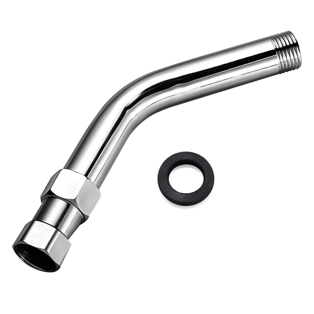 

Shower Head Elbow Adapter G1/2 Connection 8Inch Shower Head Extension 304 Stainless Steel Shower Arm Extension Tube Hose
