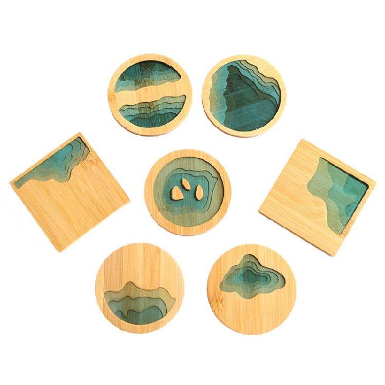 Onderzetter voor kopjes, antislip placemats, isolerende onderzetter voor de keuken, hittebestendige onderzetter voor servies.