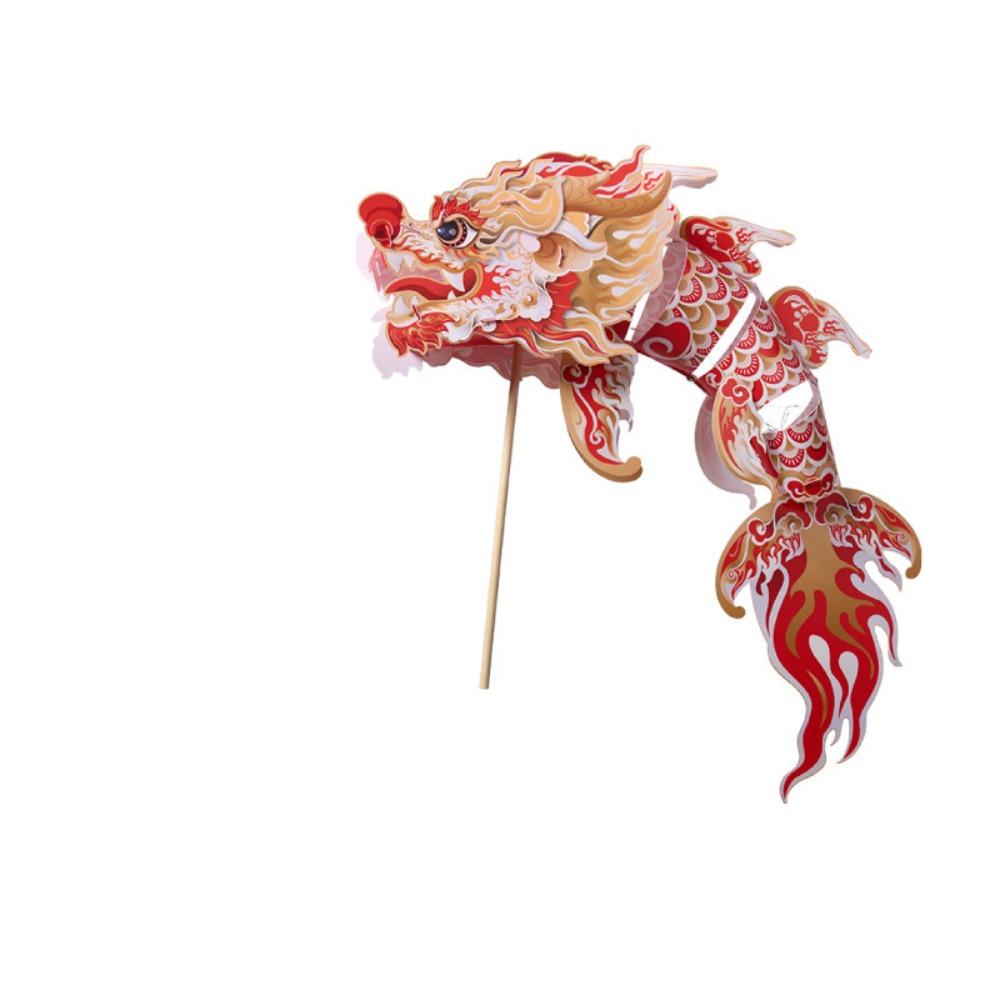 Handmade Dragon Dance Lantern DIY Craft Festival Lantern Material Kit  Kindergarten
