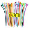 10-500pcs Twistable and Multifunctional Cable Wire Organizer 80Pcs Silicone Cord Management Ties for Earphone Lines